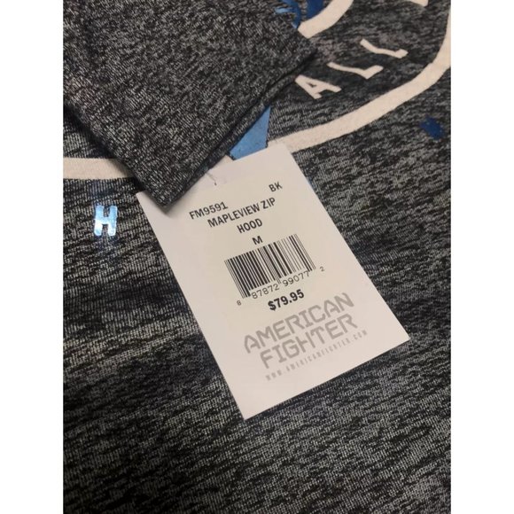 AMERICAN FIGHTER Men's ZIP UP HOODIE MAPLEVIEW - Picture 10 of 11